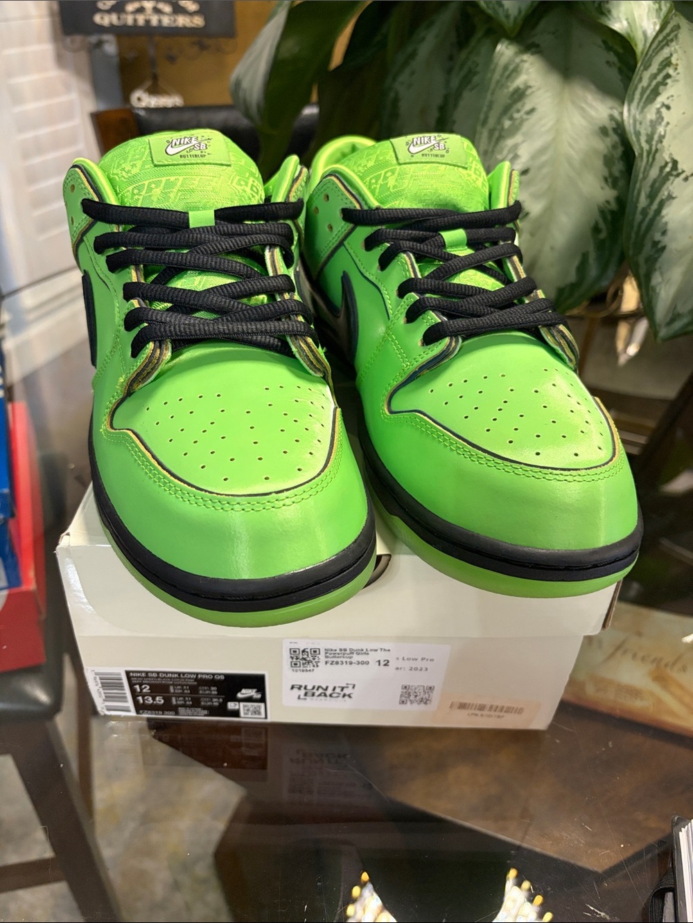 Nike SB dunk low powerpuff buttercup size 12 LIKE NEW CONDITION